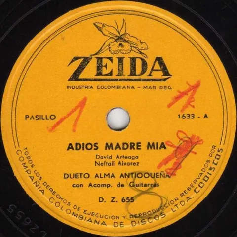 Canciones de Dueto Alma Antioqueña