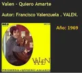 Carátula de Quiero amarte, de Valen
