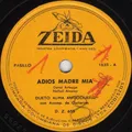 Carátula de Adios madre mia, de Dueto Alma Antioqueña
